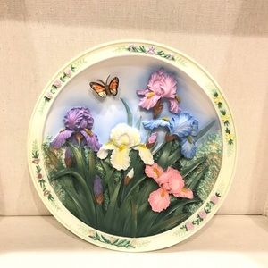 Lena Liu "Beautiful Garden" 3-D Collector's Plate